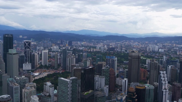 马来西亚吉隆坡市中心的景观视频素材