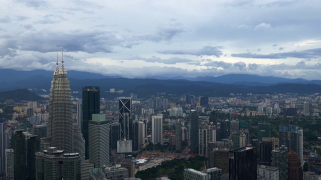 马来西亚吉隆坡市中心的景观视频素材