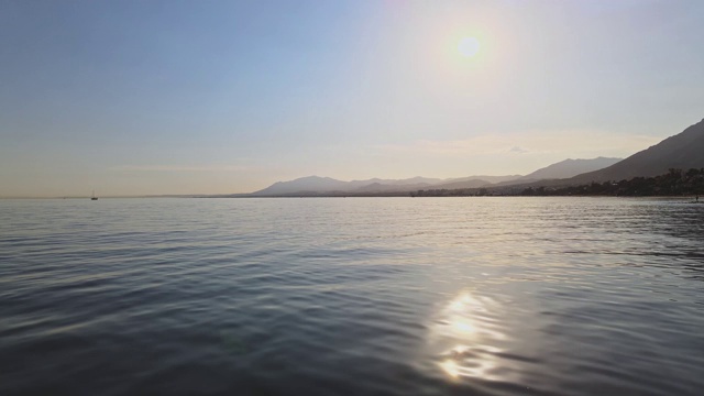 海上静态航拍视频素材