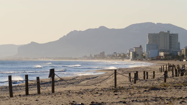 在西班牙海岸线。海边的风景视频素材