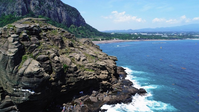 三班山和永美里海滩/西浦浦，济州岛，韩国视频素材