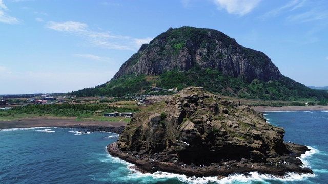 三班山和永美里海滩/西浦浦，济州岛，韩国视频素材