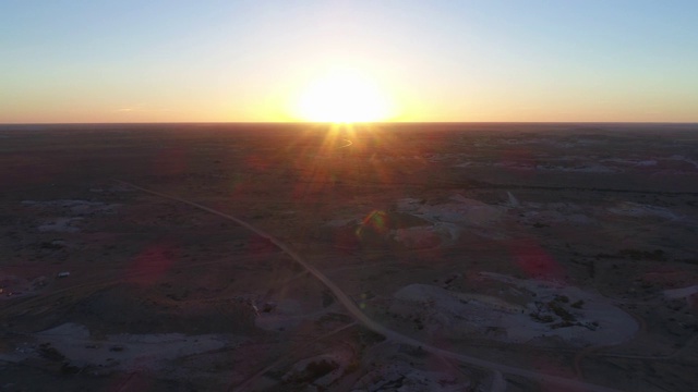 Coober Pedy Caravan公园南澳大利亚。视频素材