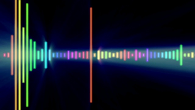 数字音频均衡器颜色条视频素材
