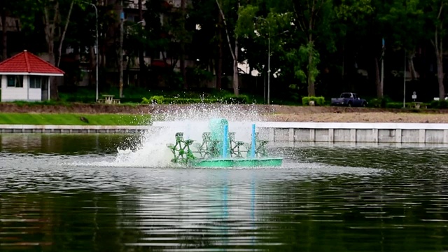 用于废水处理的水轮机视频下载