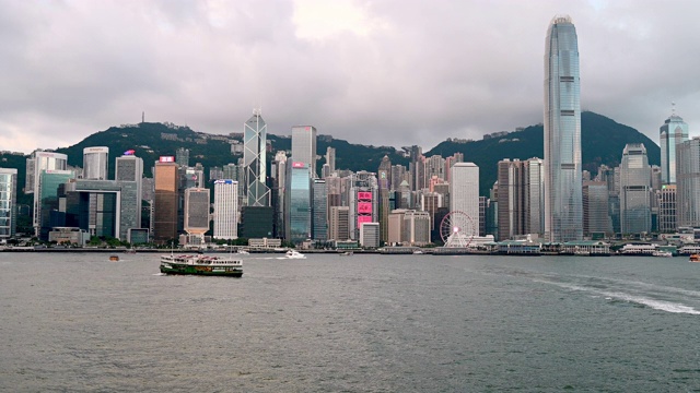 香港维多利亚港视频素材