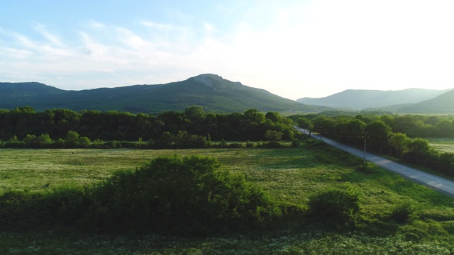 乡村道路与山区视频素材