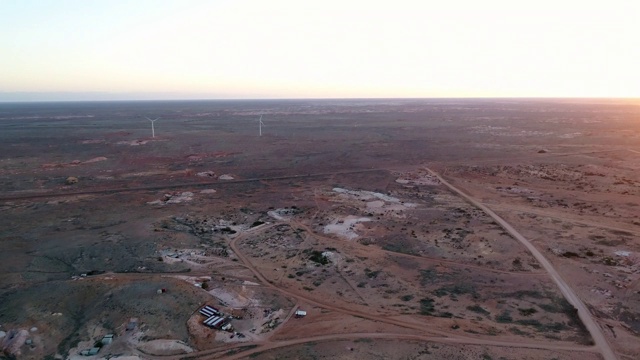 Coober Pedy Caravan公园南澳大利亚。视频素材