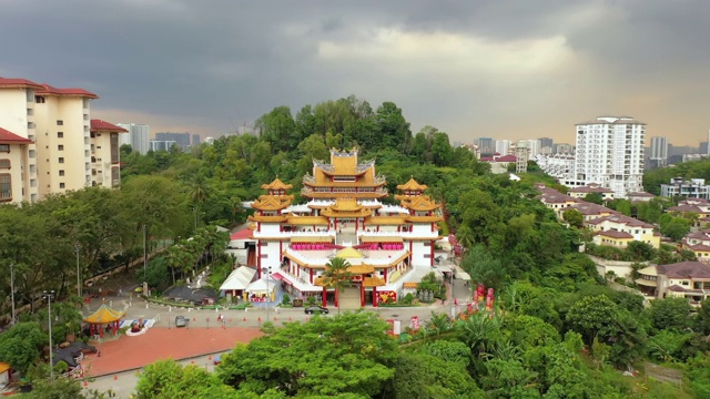 马来西亚吉隆坡的侯寺。视频素材