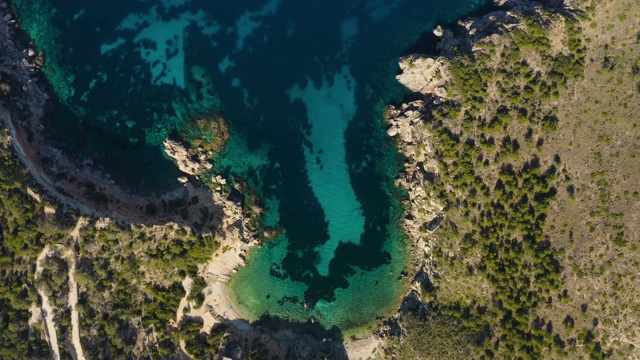 Cala d’en Serra -伊比沙岛，4K视频素材