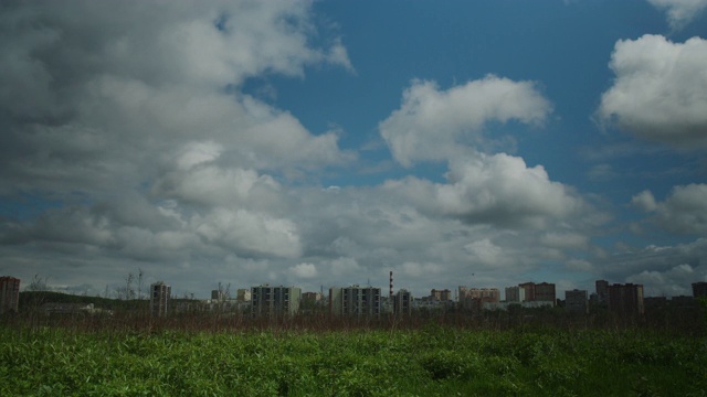 雨前的天空视频素材