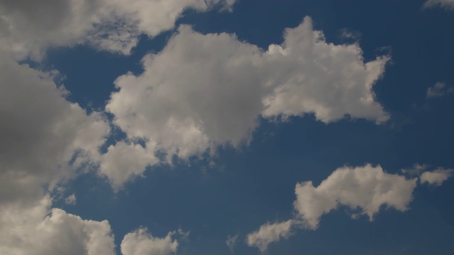 积云雨云移动天空视频素材