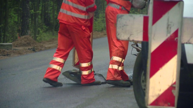 道路建设视频素材