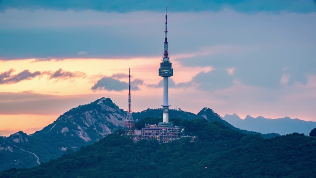 首尔的南山大厦视频下载