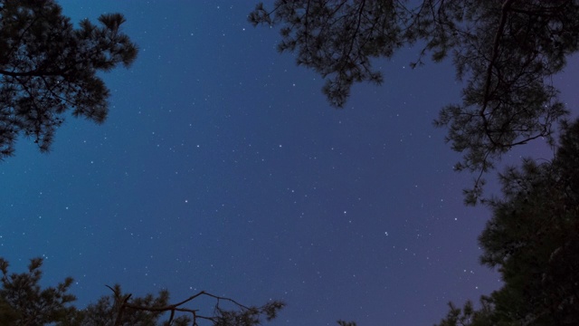 夜空/韩国全拉岛五常枪视频素材