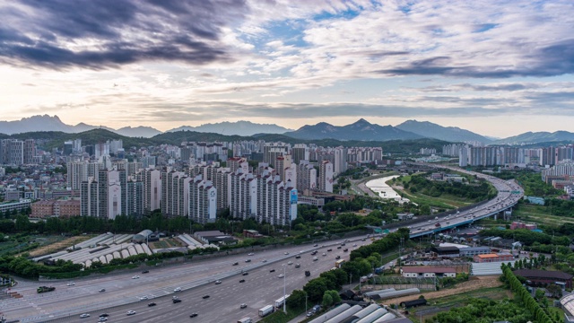 首尔外环高速公路视频素材