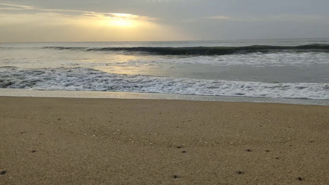 海景钦奈的海岸线视频素材