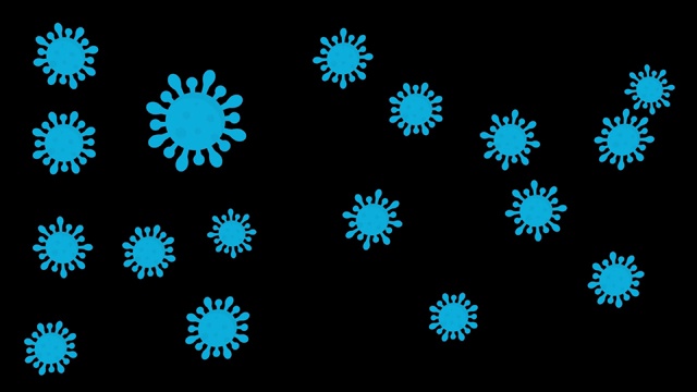 冠状病毒复制4K动画。视频下载