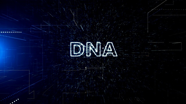 DNA，标题动画背景视频素材