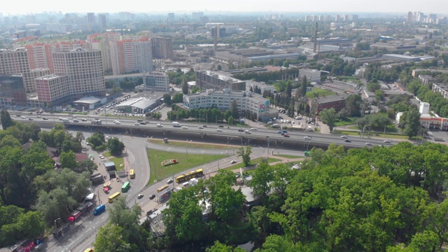 架空道路连接桥视频素材