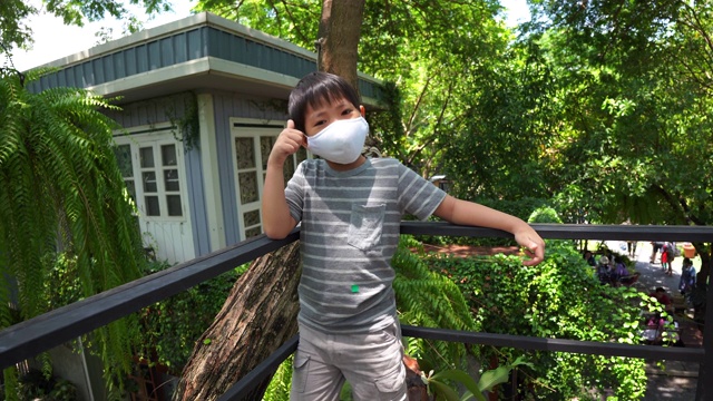 带着面罩的亚洲男孩视频下载