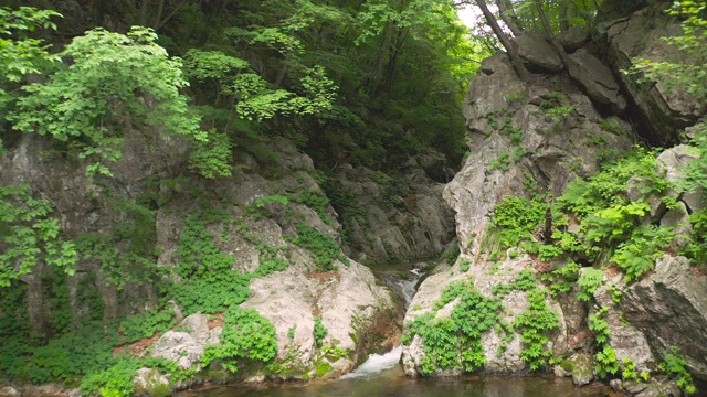 山溪/加平郡，京畿道，韩国视频素材