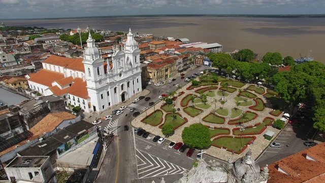 圣母大教堂，Belém, Pará，巴西视频素材