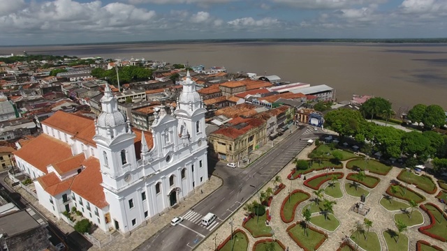 圣母大教堂，Belém, Pará，巴西视频素材