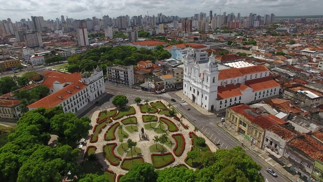 圣母大教堂，Belém, Pará，巴西视频素材