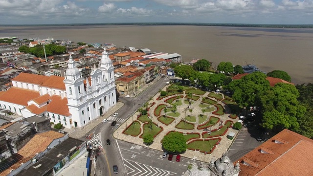 圣母大教堂，Belém, Pará，巴西视频素材