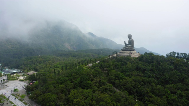 香港大屿山宝莲寺视频素材