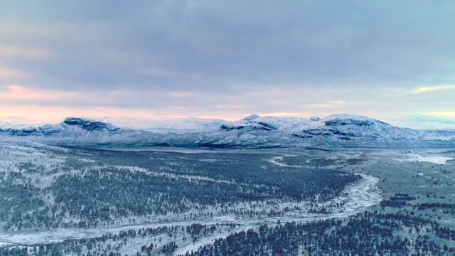 有雪/北极的景观视频素材