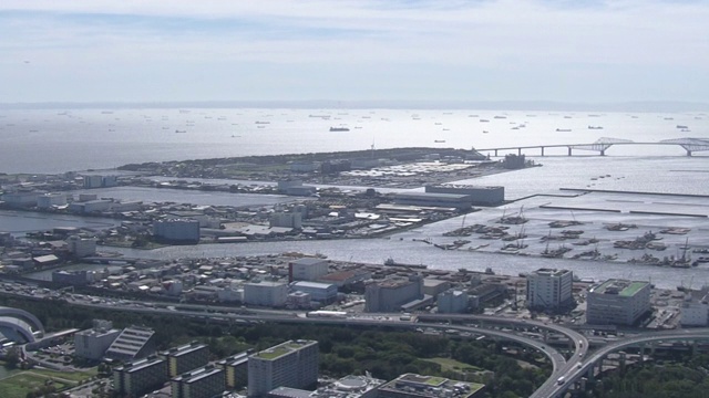 航空，东京湾地区，日本视频素材