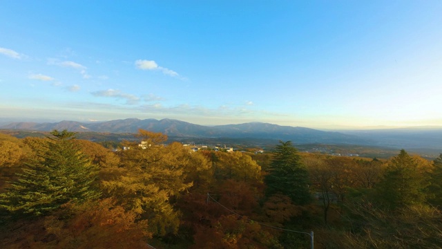 Ikaho温泉地区的景观视频素材