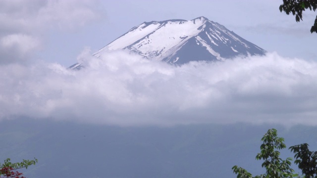 白天在富士山视频素材