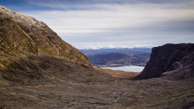 Bealach-na-Ba视图-时间流逝视频素材