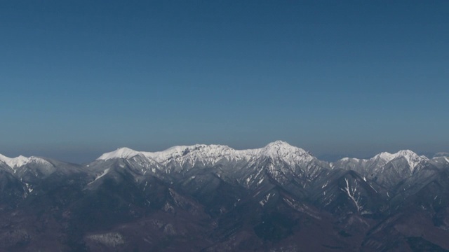 AERIAL, Yatsugatake Mountains，长野和山梨县，日本视频素材