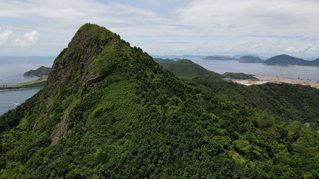 香港清水湾郊野公园高空帆船峰、尖峰视频素材