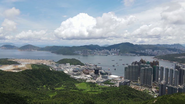 香港清水湾郊野公园高空帆船峰、尖峰视频素材