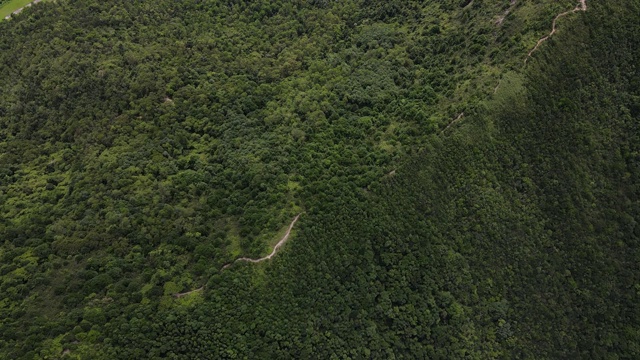 香港清水湾郊野公园高空帆船峰、尖峰视频素材