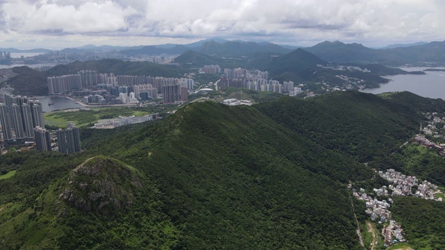 香港清水湾郊野公园高空帆船峰、尖峰视频素材