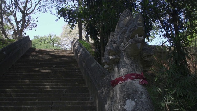 泰国寺庙古建筑视频素材