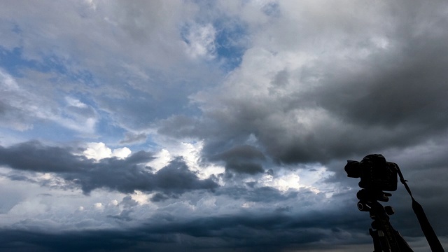 雨季天空时间实验室视频视频素材