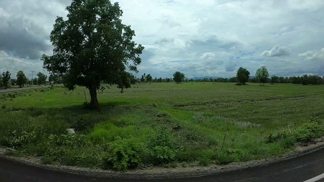 泰国美丽的乡村风景。视频素材