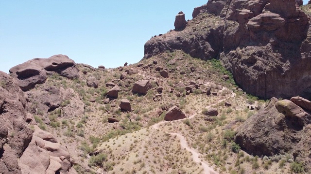 驼峰山，回声峡谷步道视频素材