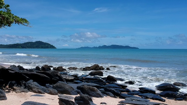 泰国的海景和蓝天视频素材