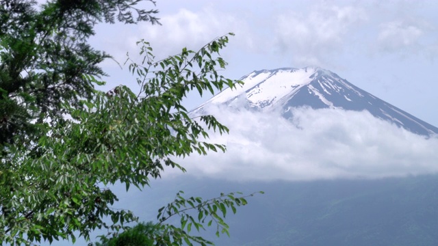 白天在富士山视频素材