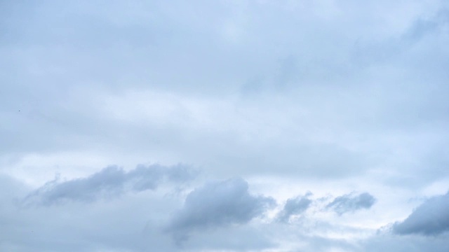 流云飘雨，天气多云视频素材