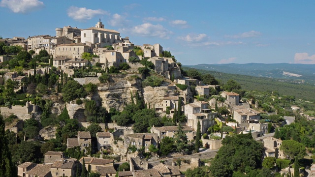 Gordes、vaulcuse鲁博隆;法国普罗旺斯视频素材