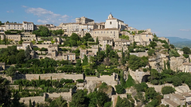 Gordes、vaulcuse鲁博隆;法国普罗旺斯视频素材